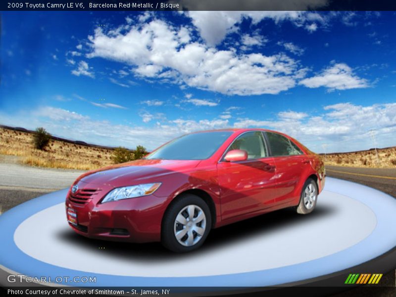 Barcelona Red Metallic / Bisque 2009 Toyota Camry LE V6