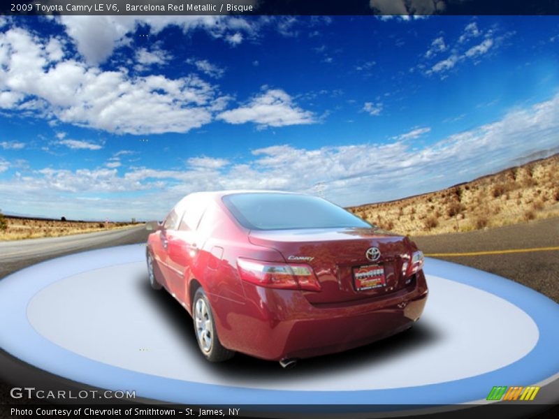 Barcelona Red Metallic / Bisque 2009 Toyota Camry LE V6