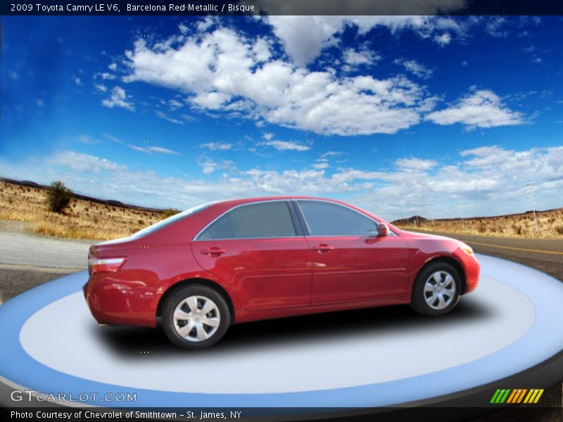 Barcelona Red Metallic / Bisque 2009 Toyota Camry LE V6