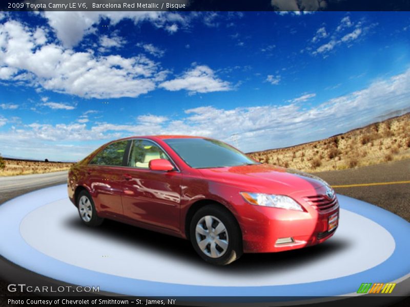 Barcelona Red Metallic / Bisque 2009 Toyota Camry LE V6