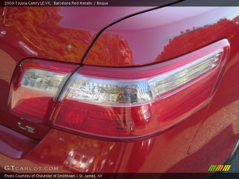 Barcelona Red Metallic / Bisque 2009 Toyota Camry LE V6