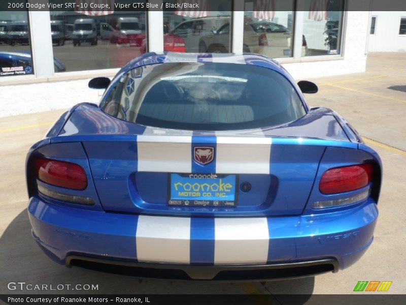 Viper GTS Blue / Black/Black 2006 Dodge Viper SRT-10 Coupe