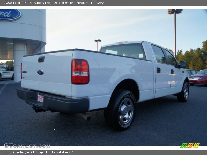Oxford White / Medium Flint Grey 2008 Ford F150 XL SuperCrew