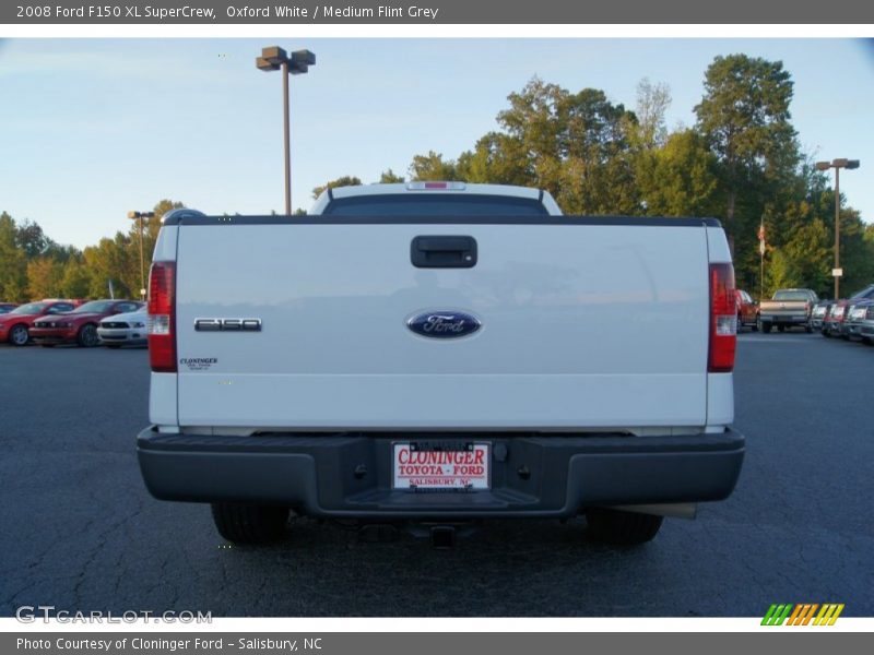 Oxford White / Medium Flint Grey 2008 Ford F150 XL SuperCrew