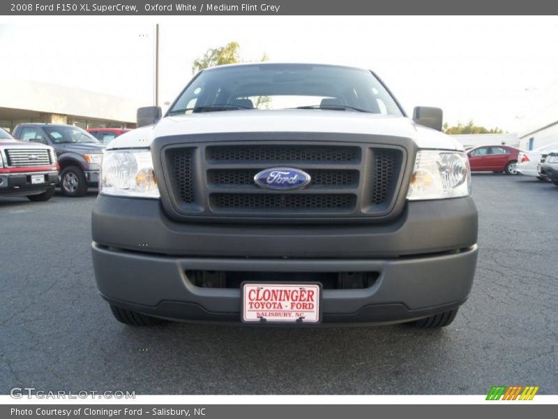 Oxford White / Medium Flint Grey 2008 Ford F150 XL SuperCrew