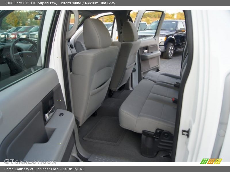 Oxford White / Medium Flint Grey 2008 Ford F150 XL SuperCrew