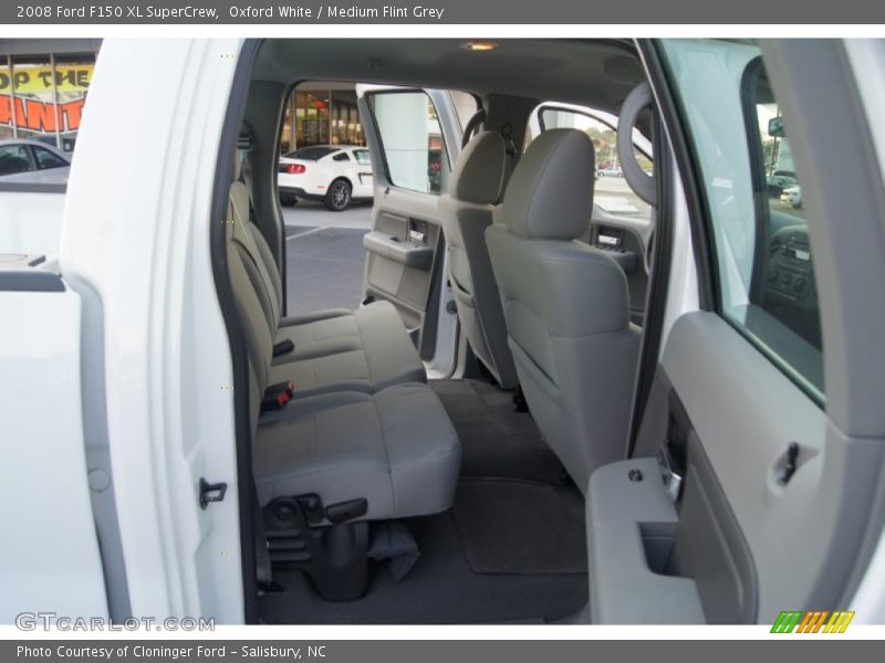 Oxford White / Medium Flint Grey 2008 Ford F150 XL SuperCrew