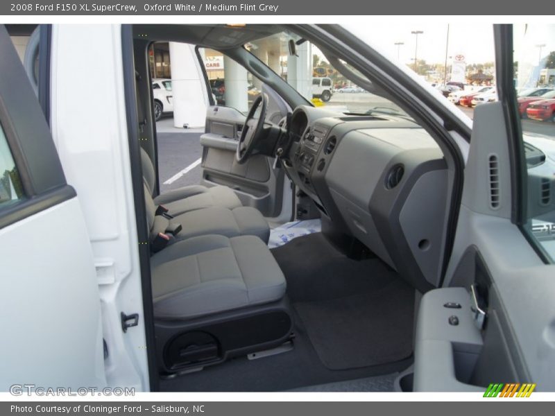 Oxford White / Medium Flint Grey 2008 Ford F150 XL SuperCrew