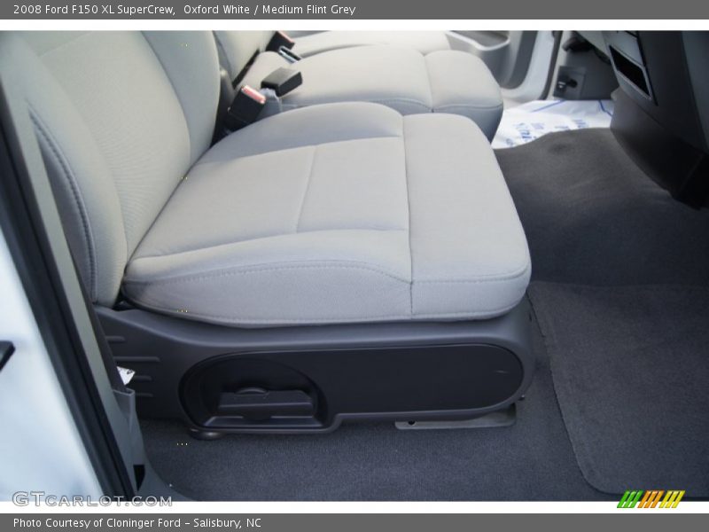 Oxford White / Medium Flint Grey 2008 Ford F150 XL SuperCrew