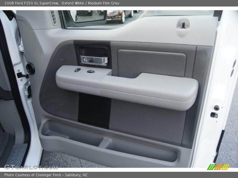 Oxford White / Medium Flint Grey 2008 Ford F150 XL SuperCrew