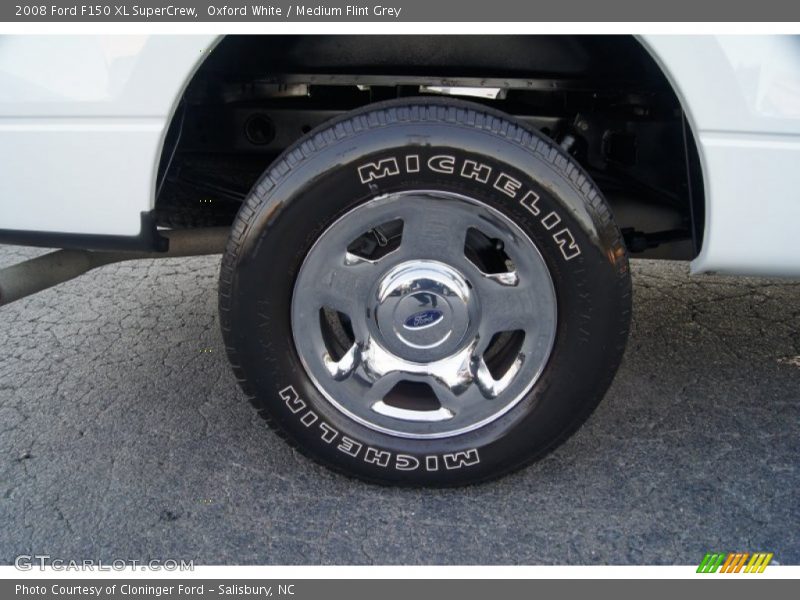 Oxford White / Medium Flint Grey 2008 Ford F150 XL SuperCrew