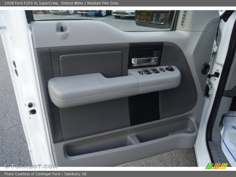Oxford White / Medium Flint Grey 2008 Ford F150 XL SuperCrew