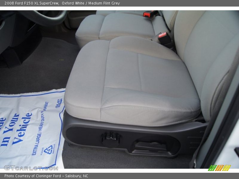 Oxford White / Medium Flint Grey 2008 Ford F150 XL SuperCrew