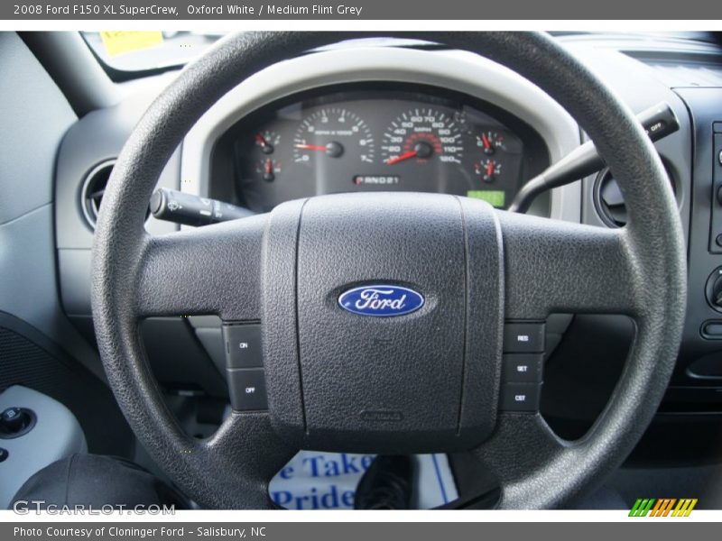 Oxford White / Medium Flint Grey 2008 Ford F150 XL SuperCrew