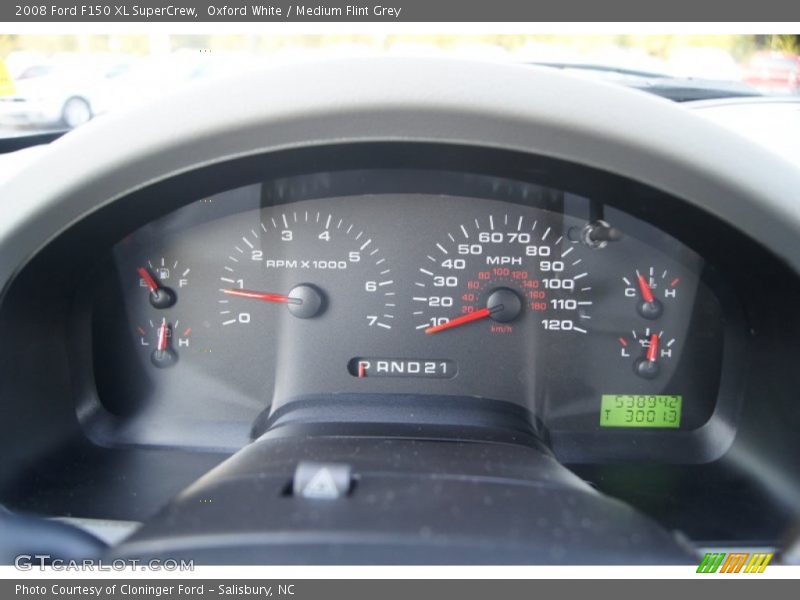 Oxford White / Medium Flint Grey 2008 Ford F150 XL SuperCrew