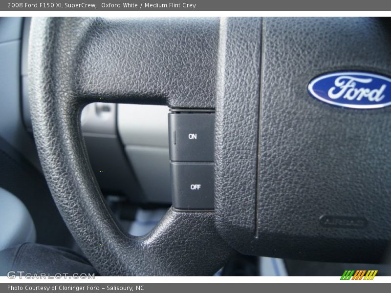 Oxford White / Medium Flint Grey 2008 Ford F150 XL SuperCrew