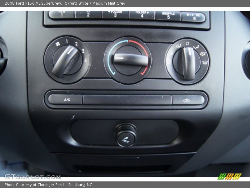 Oxford White / Medium Flint Grey 2008 Ford F150 XL SuperCrew