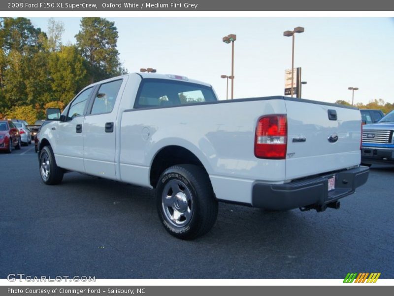 Oxford White / Medium Flint Grey 2008 Ford F150 XL SuperCrew
