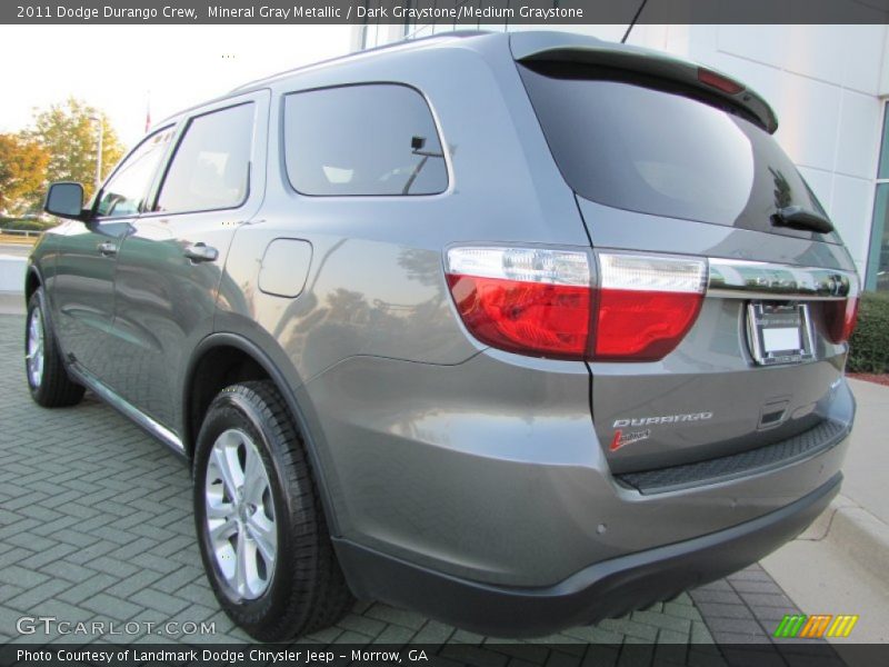 Mineral Gray Metallic / Dark Graystone/Medium Graystone 2011 Dodge Durango Crew