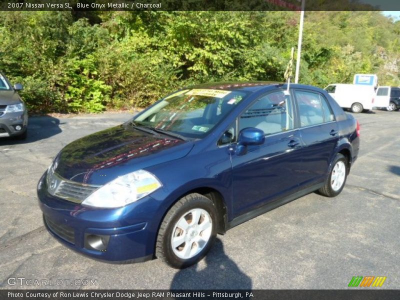Blue Onyx Metallic / Charcoal 2007 Nissan Versa SL