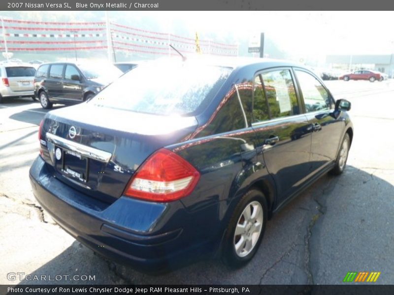Blue Onyx Metallic / Charcoal 2007 Nissan Versa SL