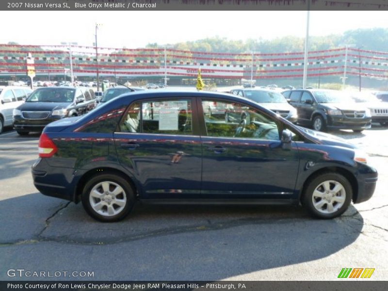 Blue Onyx Metallic / Charcoal 2007 Nissan Versa SL