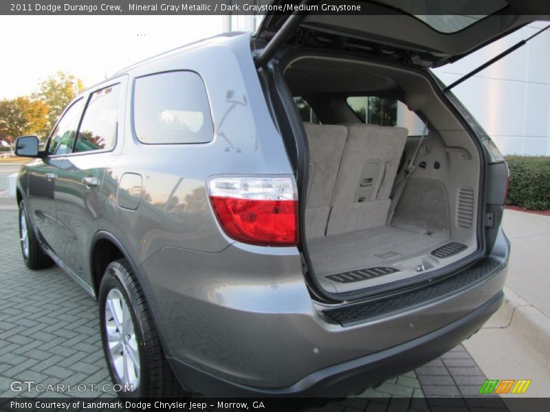 Mineral Gray Metallic / Dark Graystone/Medium Graystone 2011 Dodge Durango Crew