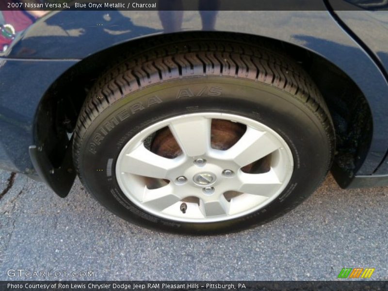 Blue Onyx Metallic / Charcoal 2007 Nissan Versa SL