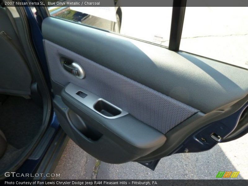Blue Onyx Metallic / Charcoal 2007 Nissan Versa SL