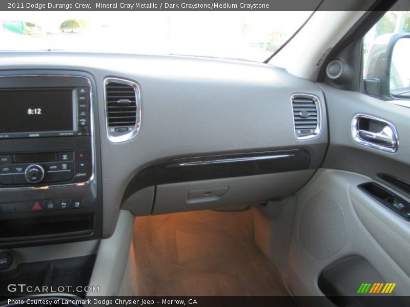 Mineral Gray Metallic / Dark Graystone/Medium Graystone 2011 Dodge Durango Crew
