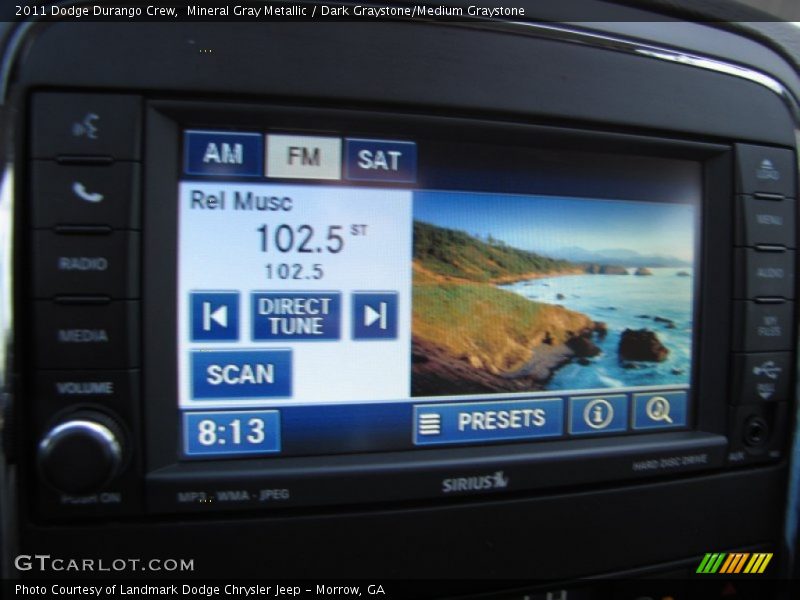 Mineral Gray Metallic / Dark Graystone/Medium Graystone 2011 Dodge Durango Crew