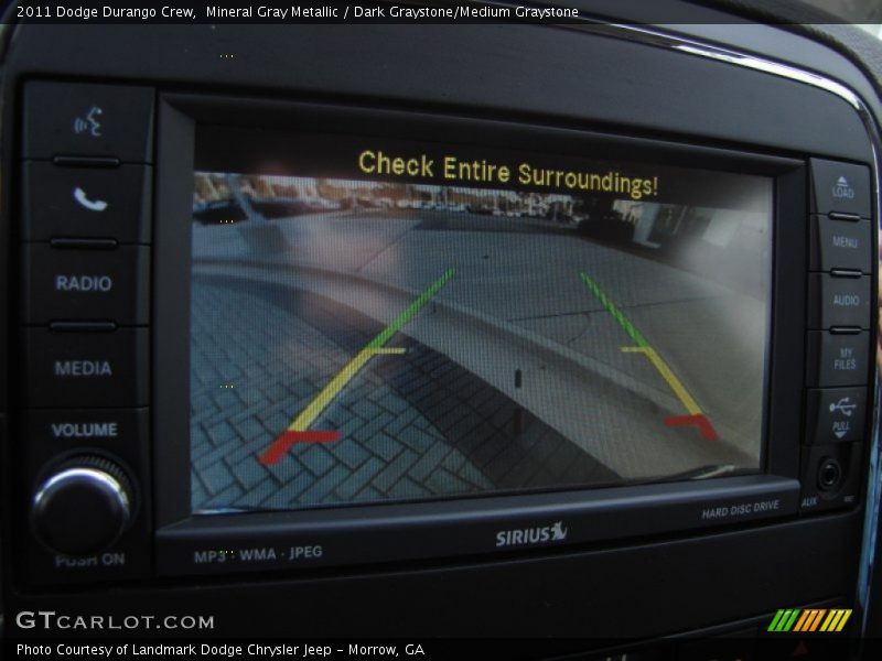 Mineral Gray Metallic / Dark Graystone/Medium Graystone 2011 Dodge Durango Crew