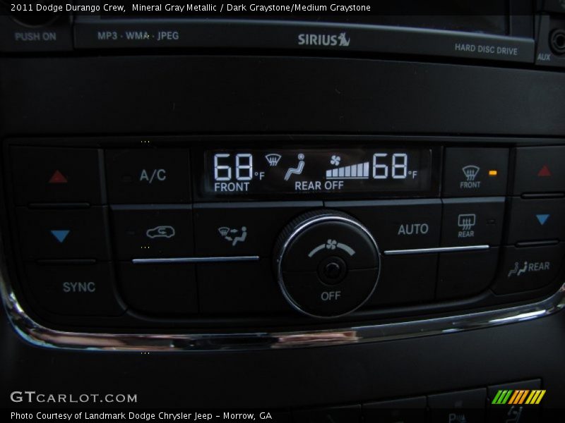 Mineral Gray Metallic / Dark Graystone/Medium Graystone 2011 Dodge Durango Crew