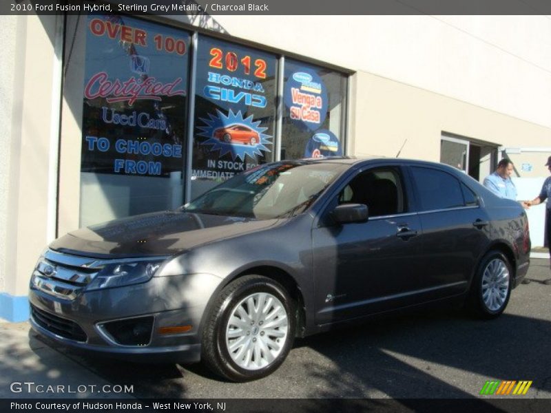 Sterling Grey Metallic / Charcoal Black 2010 Ford Fusion Hybrid