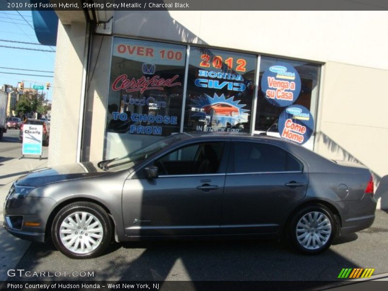Sterling Grey Metallic / Charcoal Black 2010 Ford Fusion Hybrid