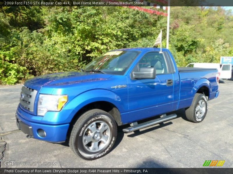 Front 3/4 View of 2009 F150 STX Regular Cab 4x4