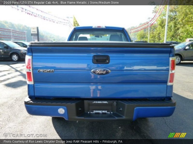  2009 F150 STX Regular Cab 4x4 Blue Flame Metallic