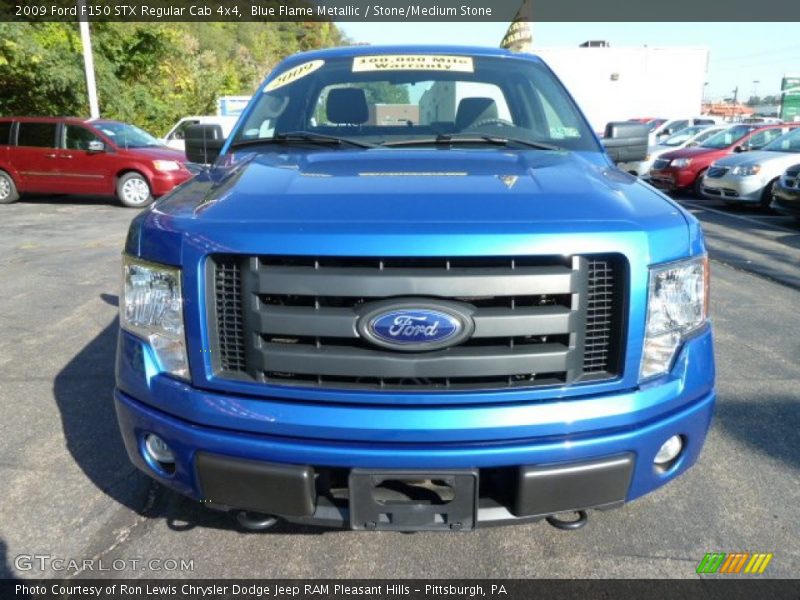  2009 F150 STX Regular Cab 4x4 Blue Flame Metallic