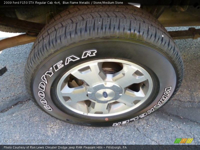 Blue Flame Metallic / Stone/Medium Stone 2009 Ford F150 STX Regular Cab 4x4