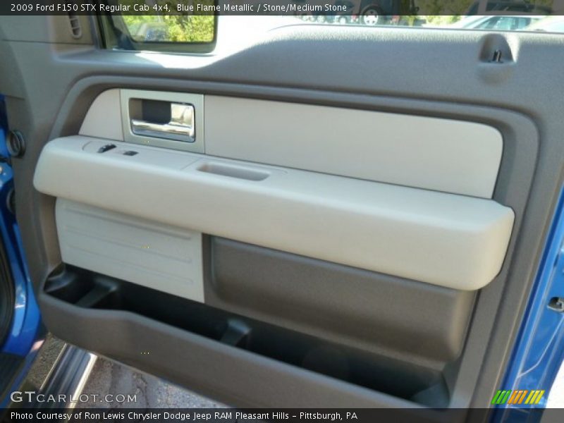 Blue Flame Metallic / Stone/Medium Stone 2009 Ford F150 STX Regular Cab 4x4