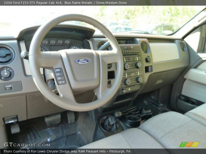 Dashboard of 2009 F150 STX Regular Cab 4x4