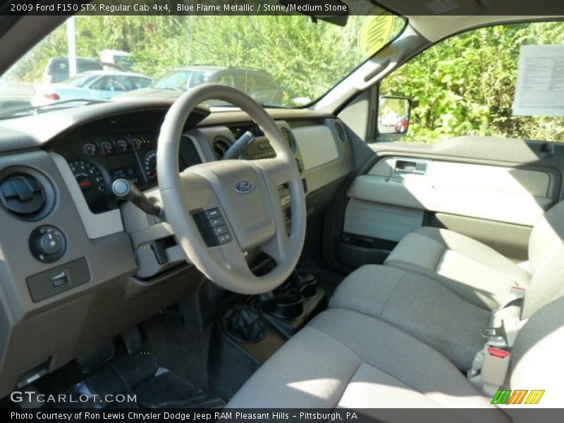  2009 F150 STX Regular Cab 4x4 Stone/Medium Stone Interior