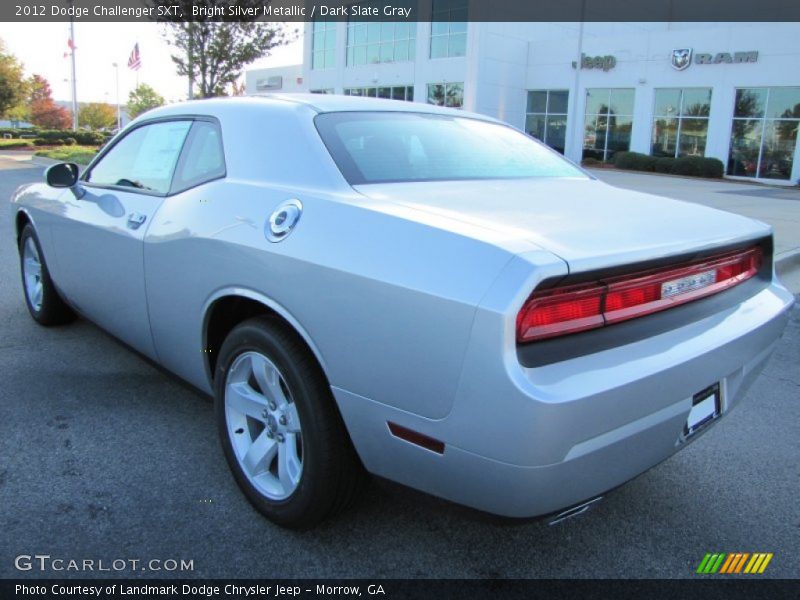 Bright Silver Metallic / Dark Slate Gray 2012 Dodge Challenger SXT