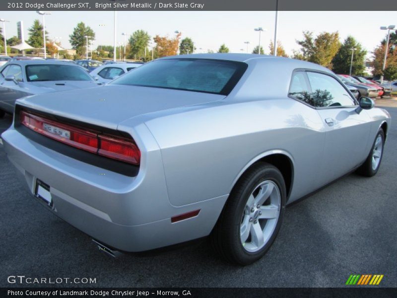 Bright Silver Metallic / Dark Slate Gray 2012 Dodge Challenger SXT