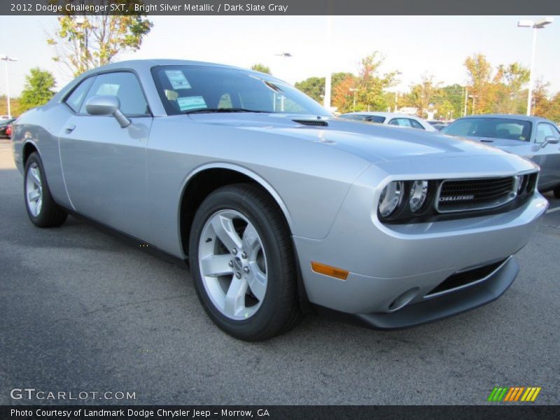 Bright Silver Metallic / Dark Slate Gray 2012 Dodge Challenger SXT