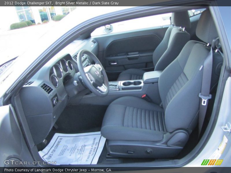 Bright Silver Metallic / Dark Slate Gray 2012 Dodge Challenger SXT