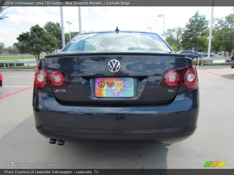 Blue Graphite Metallic / Cornsilk Beige 2010 Volkswagen Jetta TDI Sedan