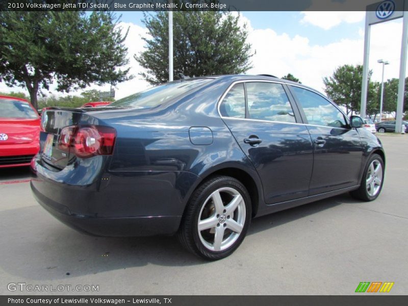 Blue Graphite Metallic / Cornsilk Beige 2010 Volkswagen Jetta TDI Sedan