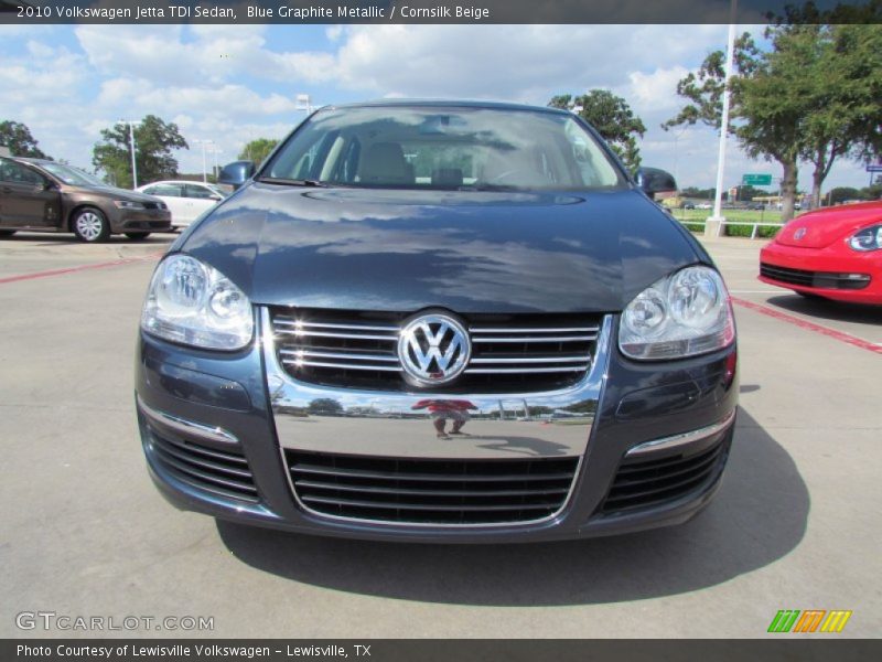 Blue Graphite Metallic / Cornsilk Beige 2010 Volkswagen Jetta TDI Sedan