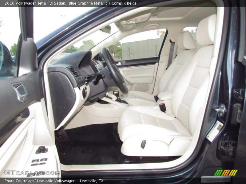 Blue Graphite Metallic / Cornsilk Beige 2010 Volkswagen Jetta TDI Sedan